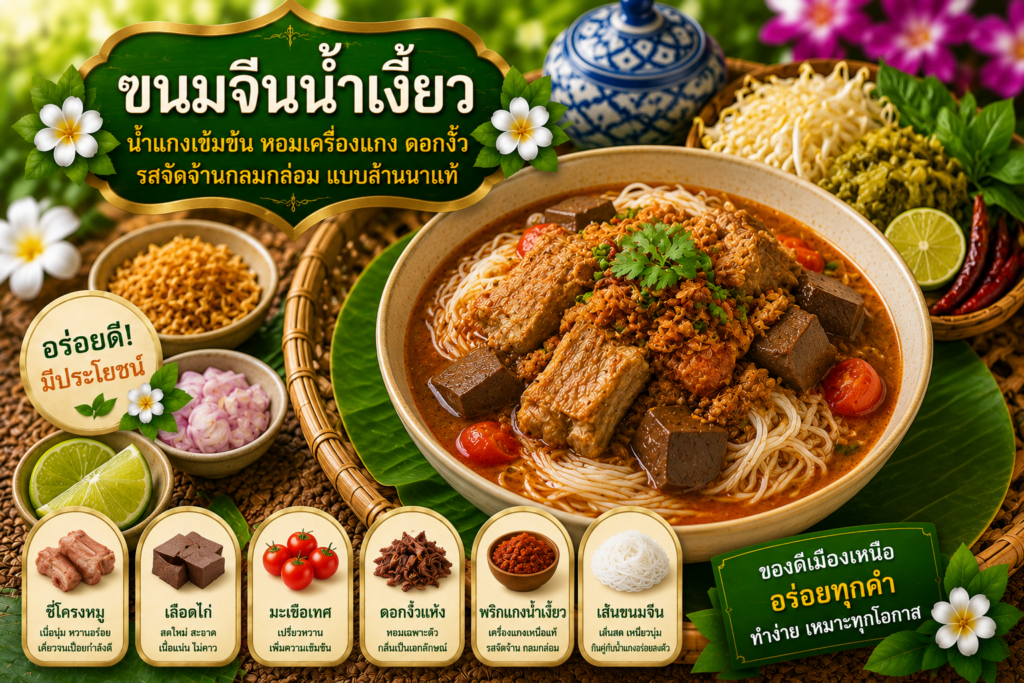 เมนูอาหารเหนือยอดนิยม