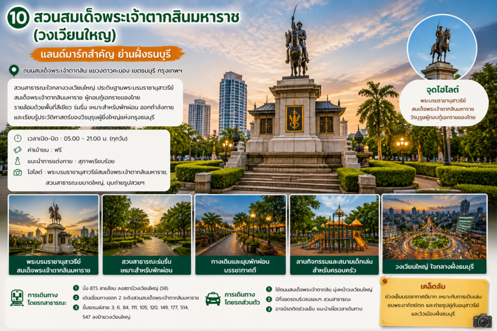 สถานที่ท่องเที่ยวย่านฝั่งธนบุรี