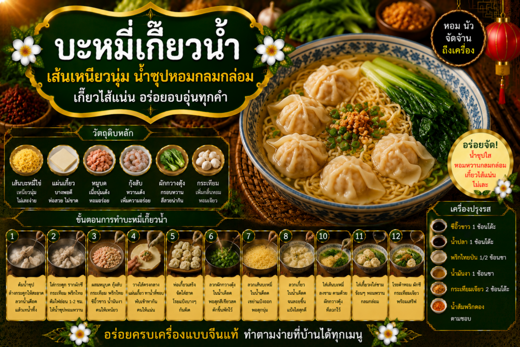 อาหารจีนยอดนิยม
