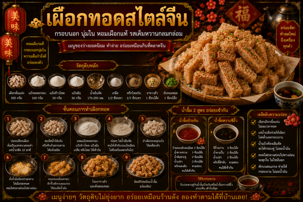 อาหารของว่างจีนยอดนิยม 