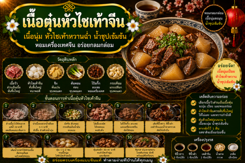 อาหารจีนยอดนิยม