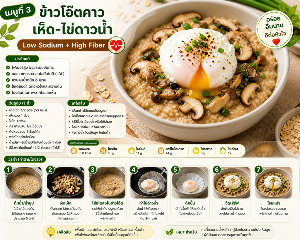 อาหารบำรุงหัวใจ