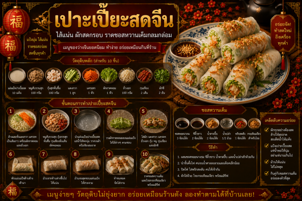 อาหารของว่างจีนยอดนิยม 