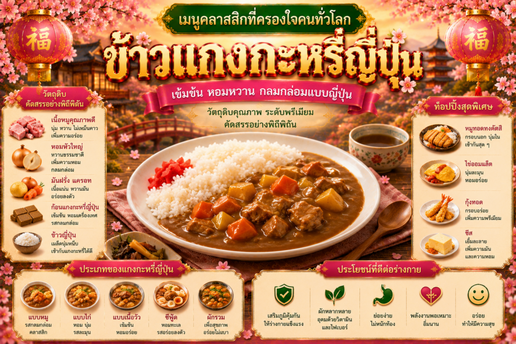 อาหารญี่ปุ่นยอดนิยม