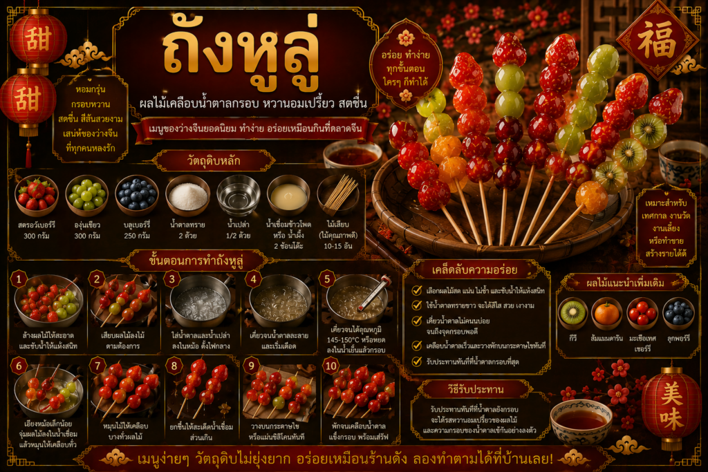 อาหารของว่างจีนยอดนิยม 