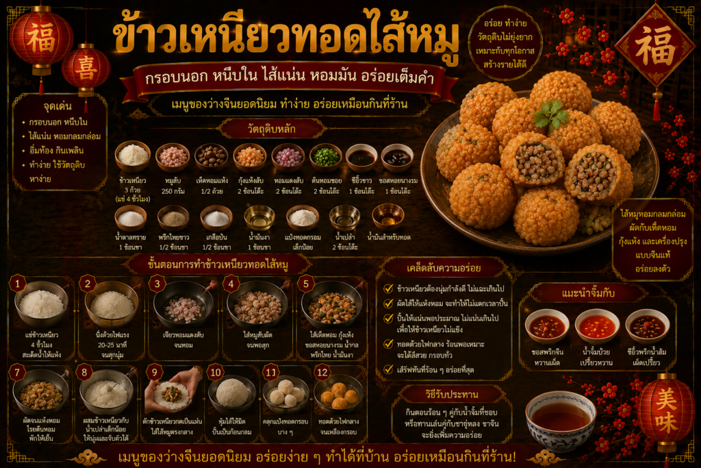 อาหารของว่างจีนยอดนิยม