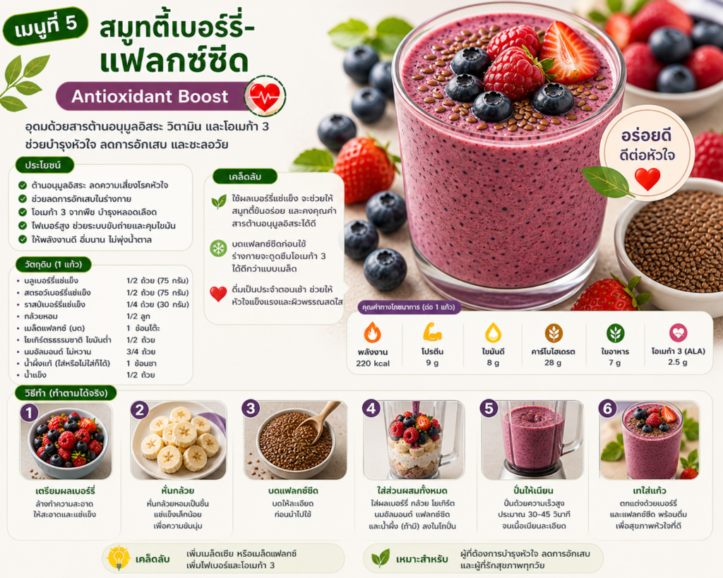 อาหารบำรุงหัวใจ