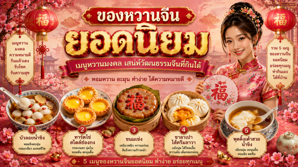 ของหวานจีนยอดนิยม