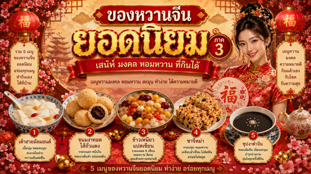 ของหวานจีนยอดนิยม