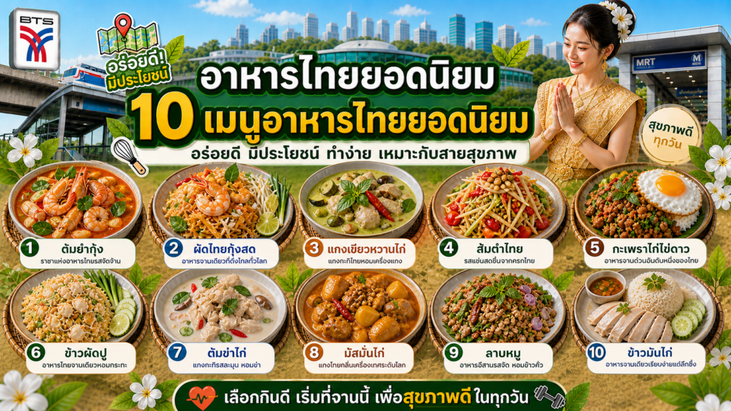 อาหารไทยยอดนิยม