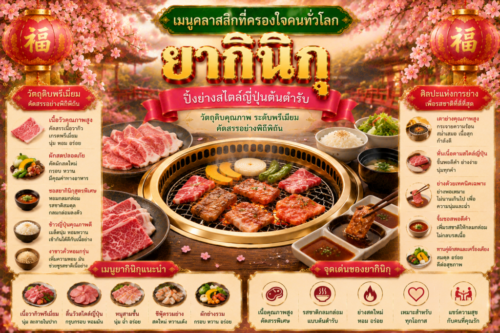 อาหารญี่ปุ่นยอดนิยม