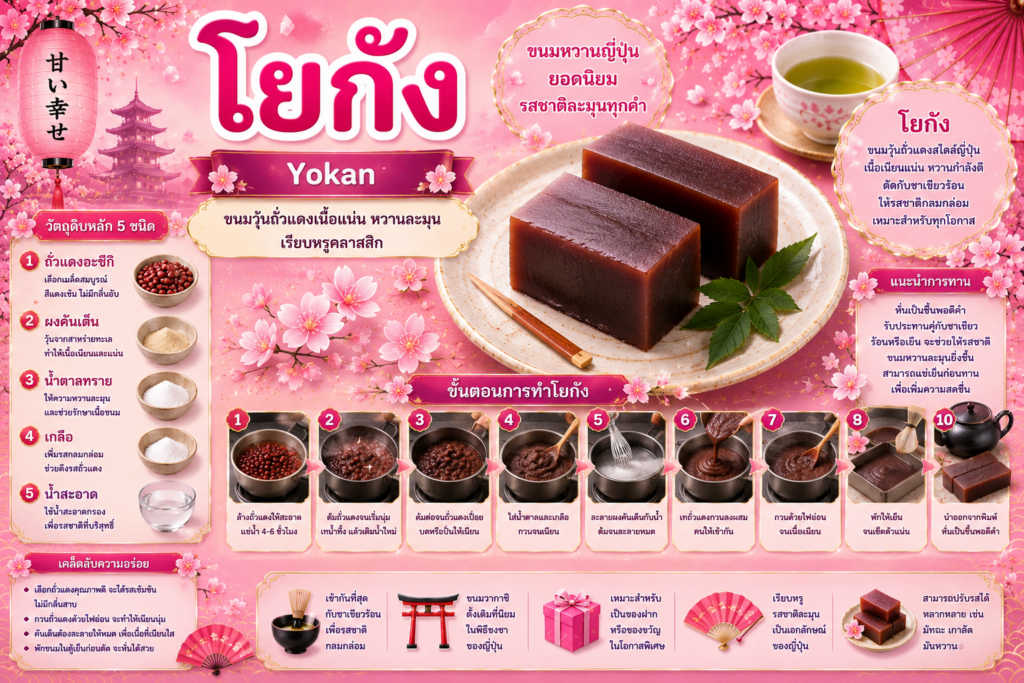 ขนมหวานญี่ปุ่นยอดนิยม