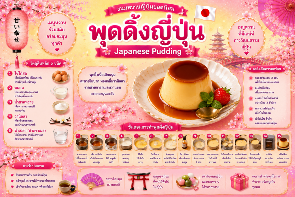 ขนมหวานญี่ปุ่นยอดนิยม