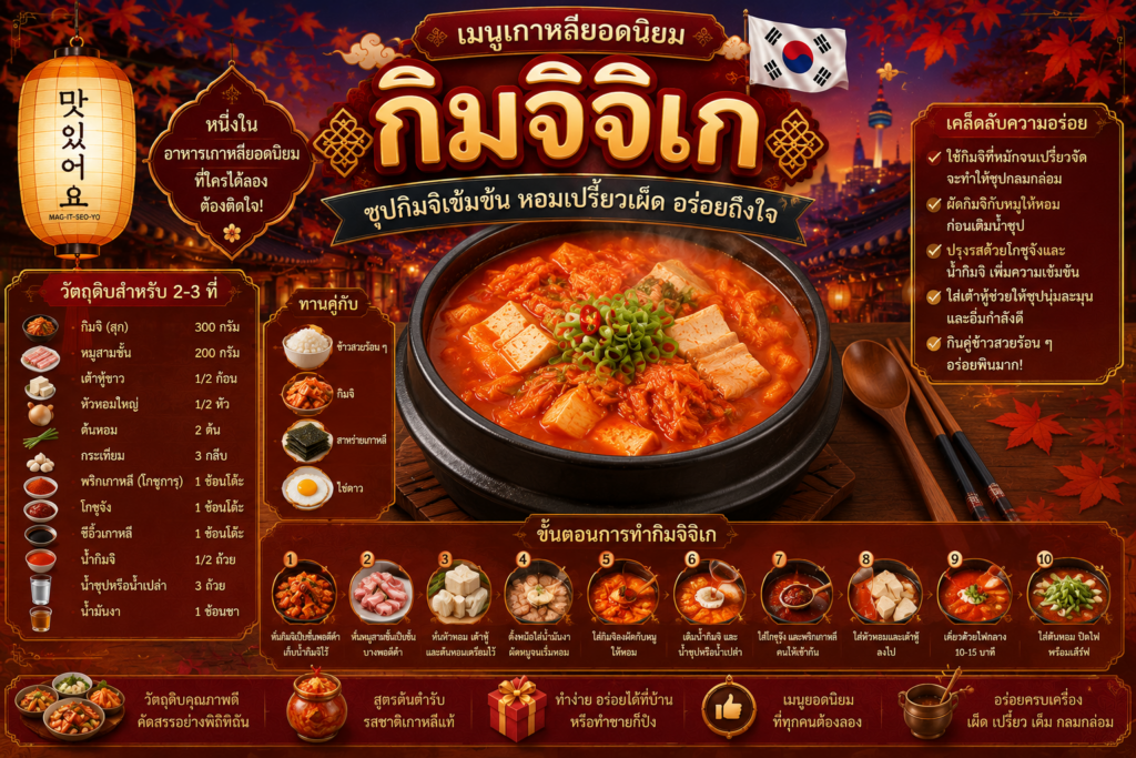 อาหารเกาหลียอดนิยม