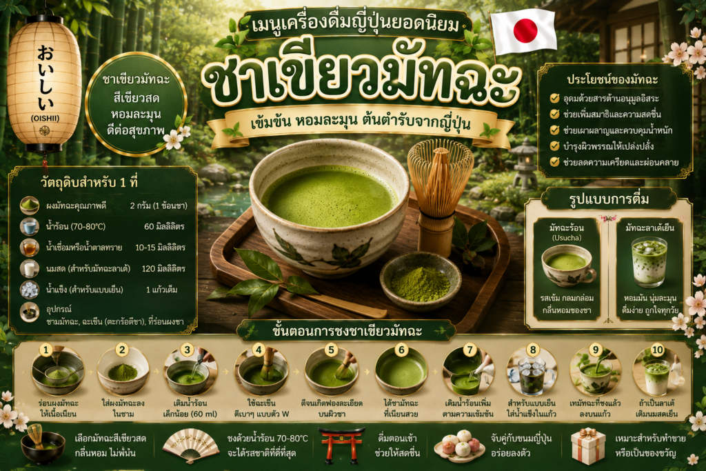 เครื่องดื่มญี่ปุ่นยอดนิยม