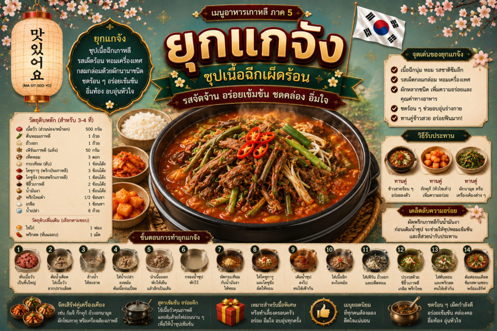 อาหารเกาหลียอดนิยม
