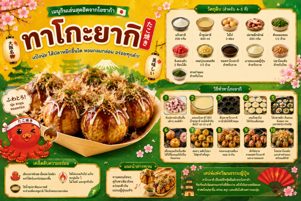 อาหารว่างญี่ปุ่นยอดนิยม