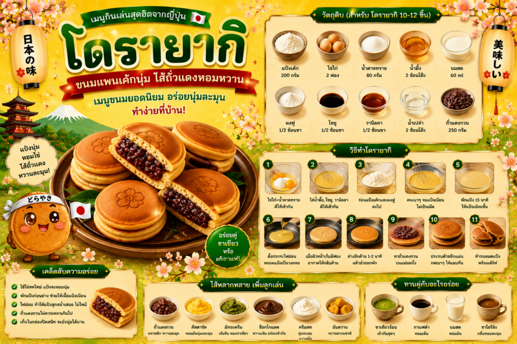 อาหารว่างญี่ปุ่นยอดนิยม