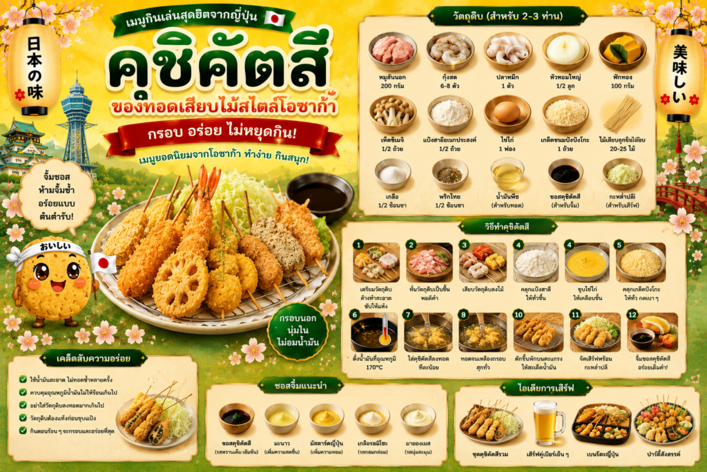 อาหารว่างญี่ปุ่นยอดนิยม