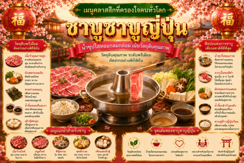 อาหารญี่ปุ่นยอดนิยม
