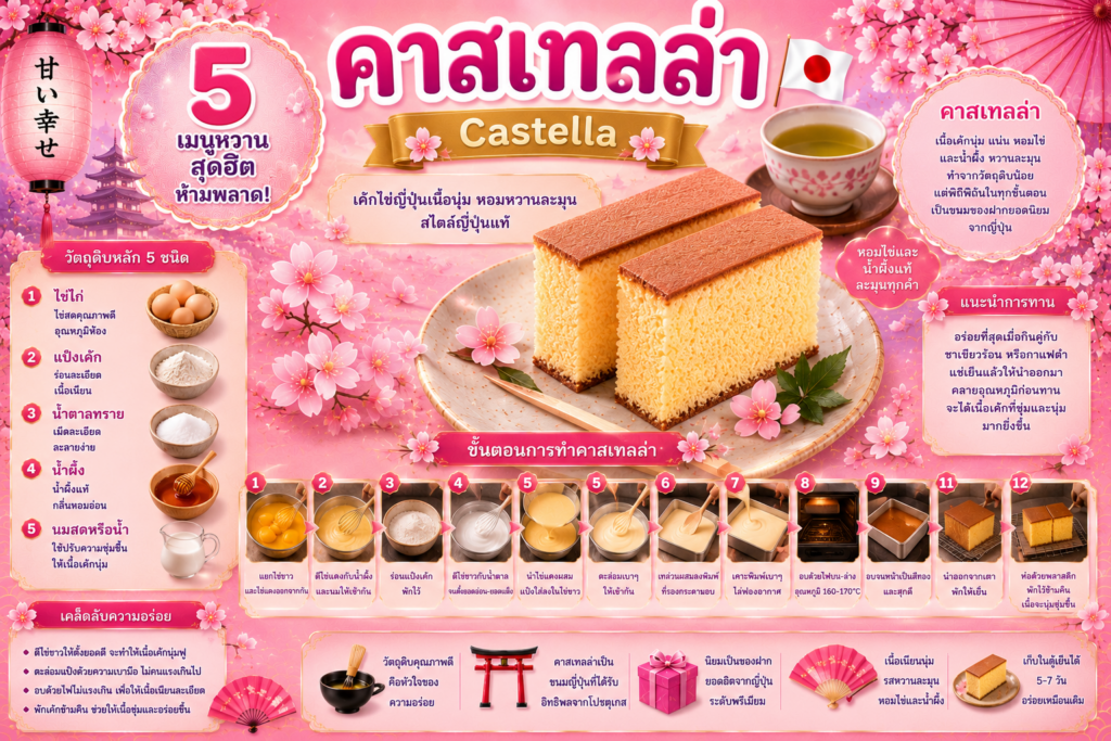 ขนมหวานญี่ปุ่นยอดนิยม