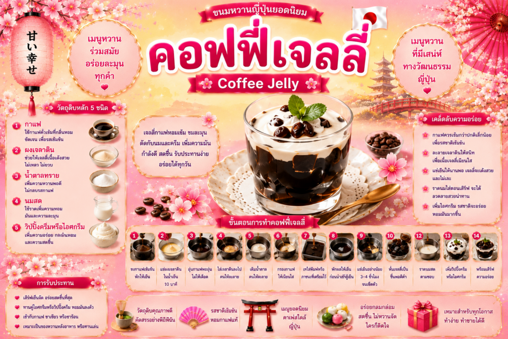 ขนมหวานญี่ปุ่นยอดนิยม