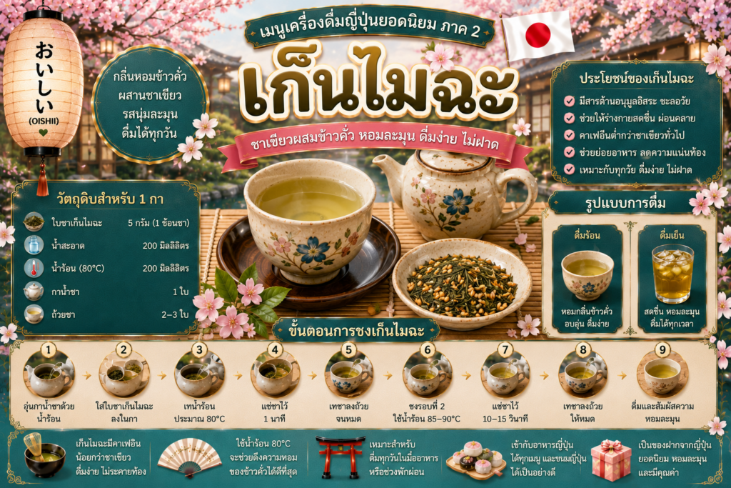 เครื่องดื่มญี่ปุ่นยอดนิยม