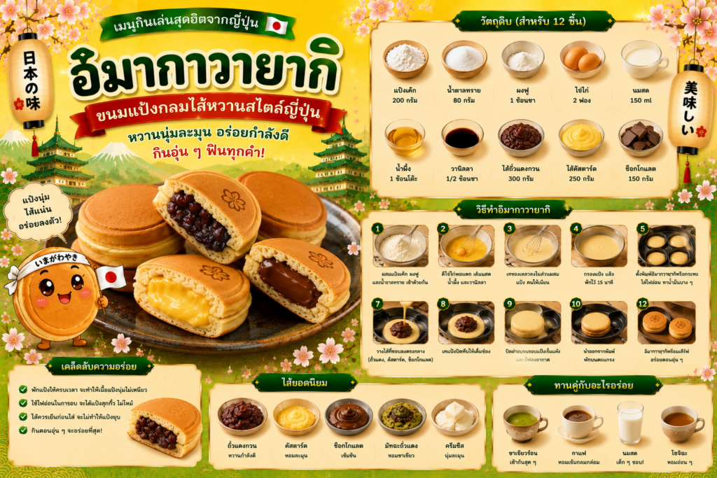 อาหารว่างญี่ปุ่นยอดนิยม