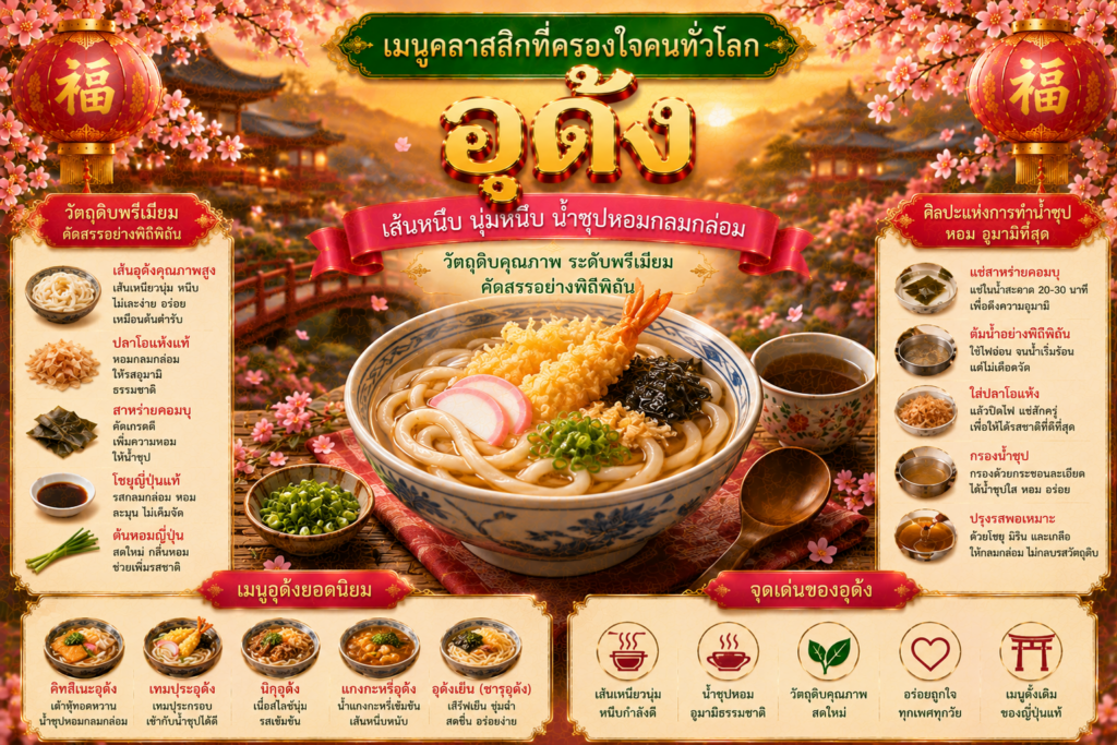 อาหารญี่ปุ่นยอดนิยม