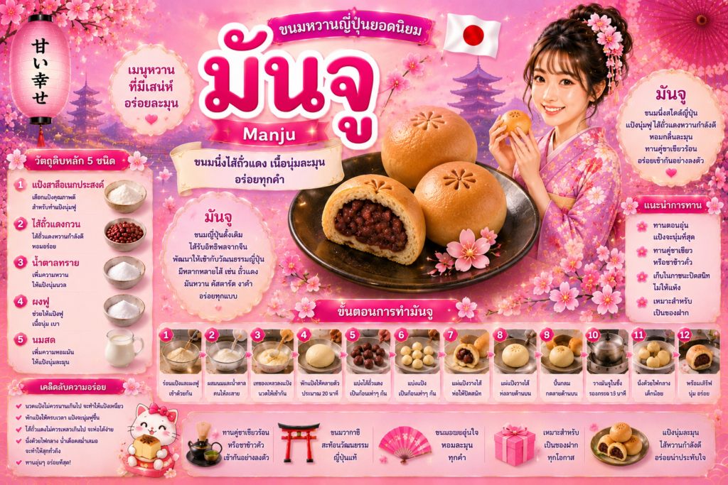 ขนมหวานญี่ปุ่นยอดนิยม