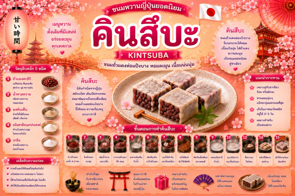 ขนมหวานญี่ปุ่นยอดนิยม