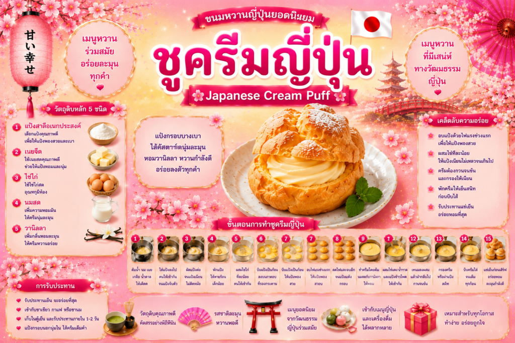 ขนมหวานญี่ปุ่นยอดนิยม
