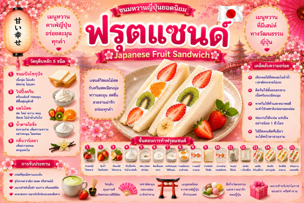 ขนมหวานญี่ปุ่นยอดนิยม