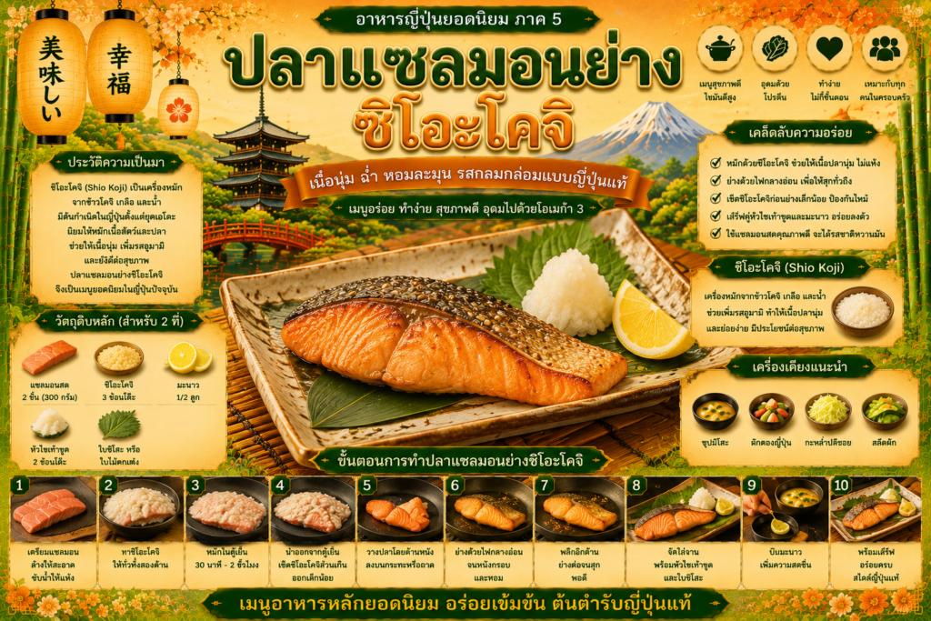 อาหารญี่ปุ่นยอดนิยม