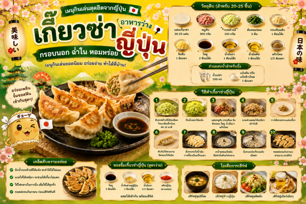อาหารว่างญี่ปุ่นยอดนิยม