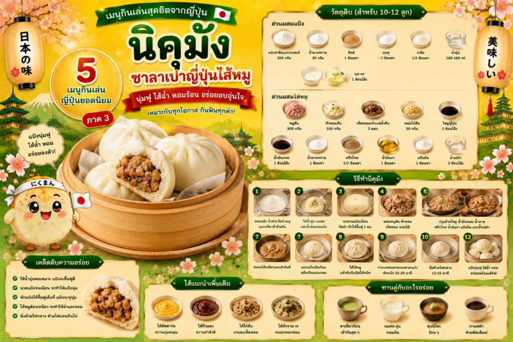 อาหารว่างญี่ปุ่นยอดนิยม