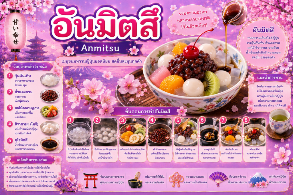 ขนมหวานญี่ปุ่นยอดนิยม