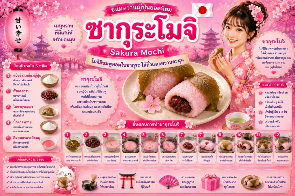 ขนมหวานญี่ปุ่นยอดนิยม