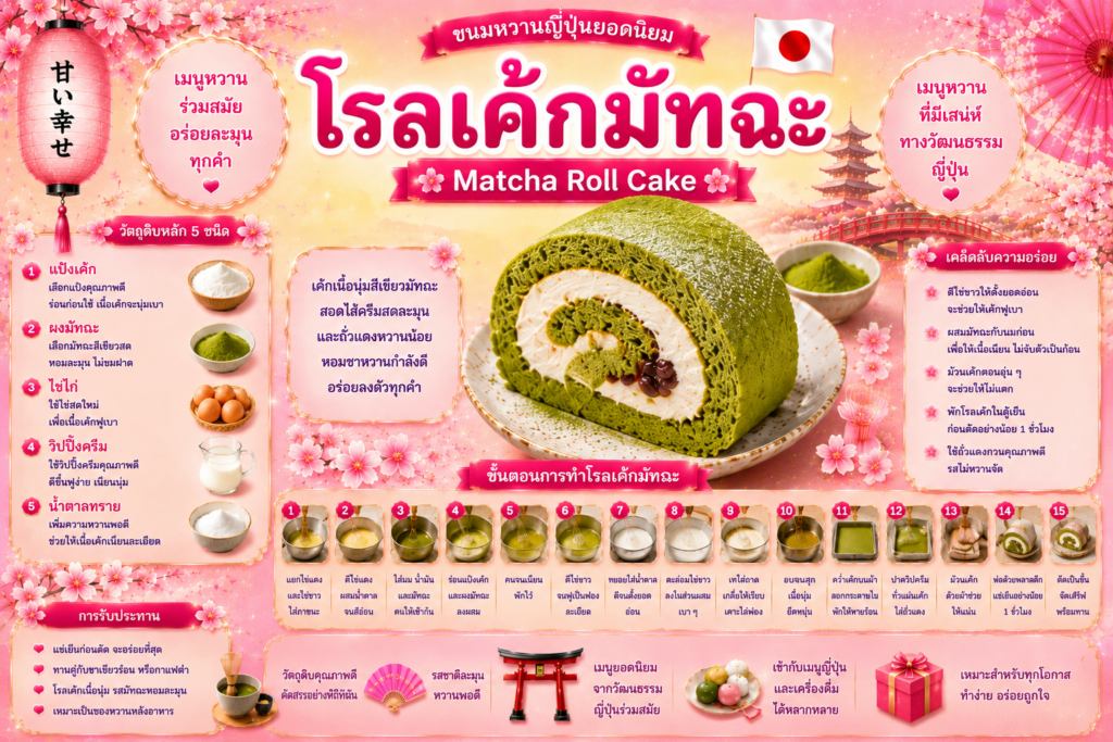 ขนมหวานญี่ปุ่นยอดนิยม