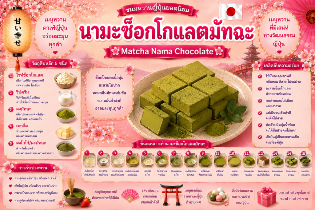 ขนมหวานญี่ปุ่นยอดนิยม