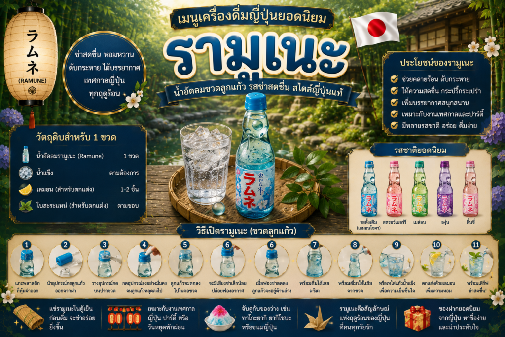 เครื่องดื่มญี่ปุ่นยอดนิยม