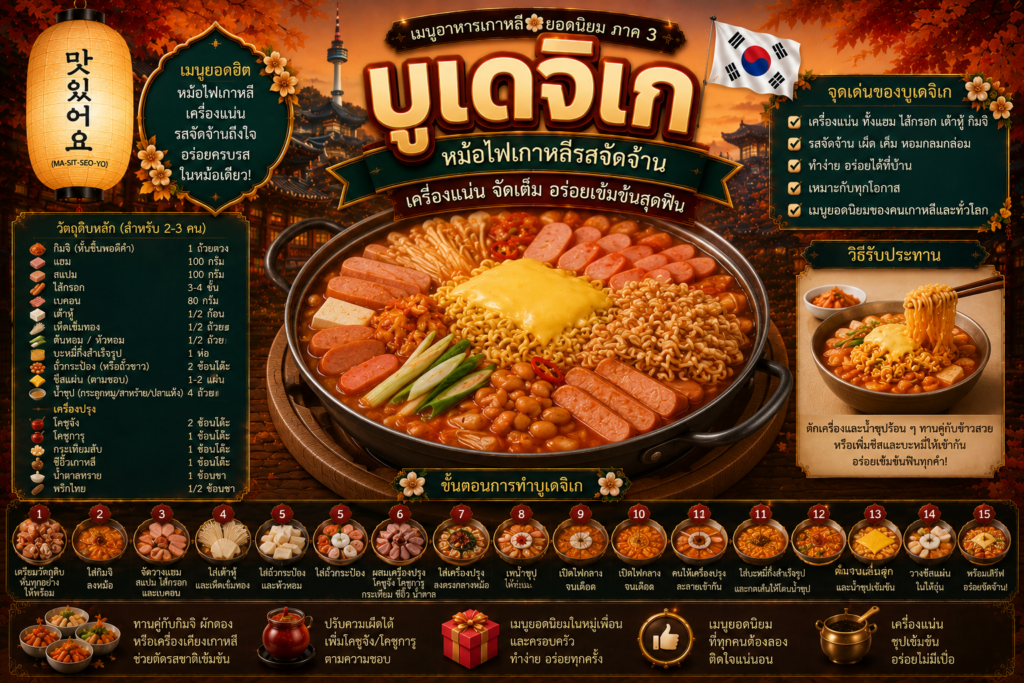 อาหารเกาหลียอดนิยม