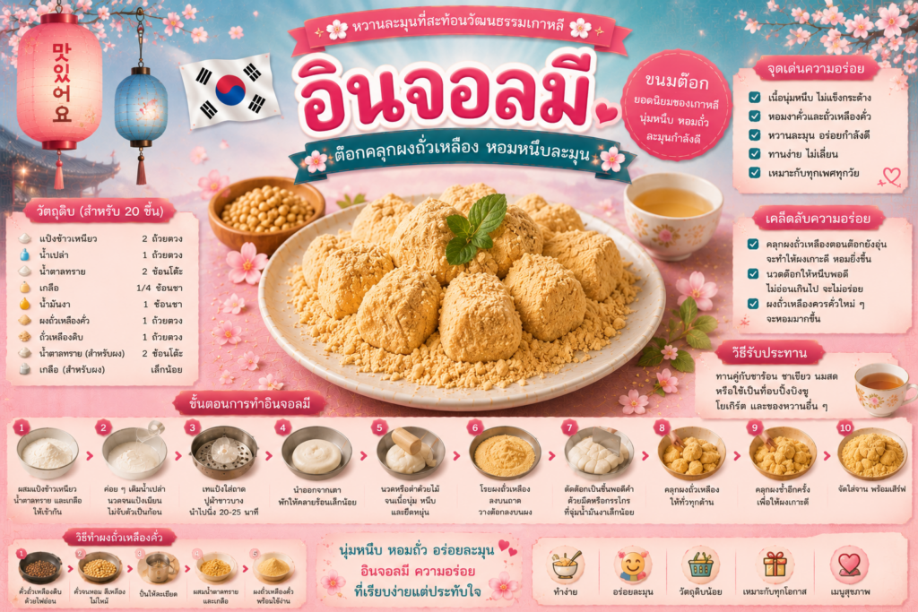 ขนมหวานเกาหลียอดนิยม