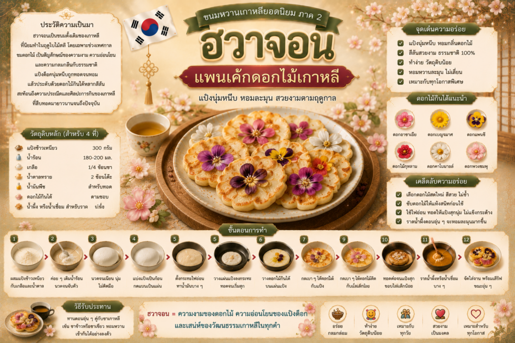 ขนมหวานเกาหลียอดนิยม