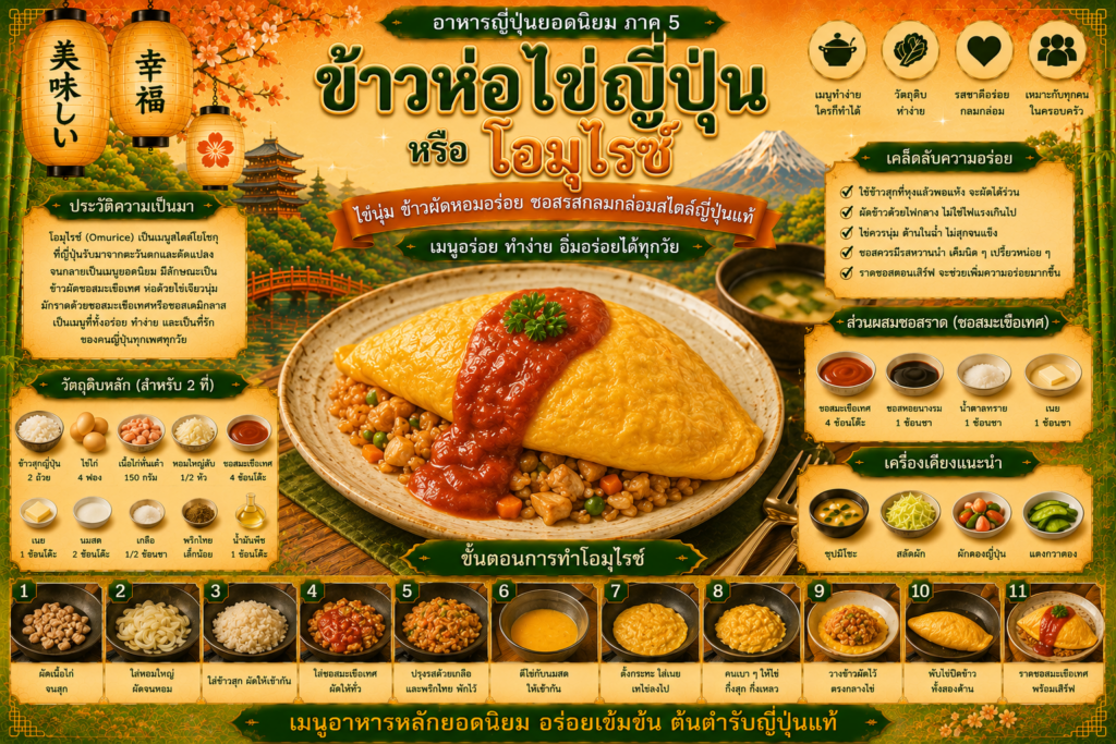 อาหารญี่ปุ่นยอดนิยม