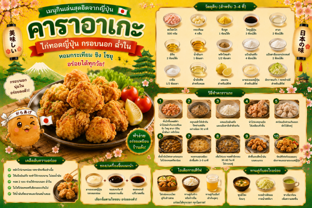 อาหารว่างญี่ปุ่นยอดนิยม
