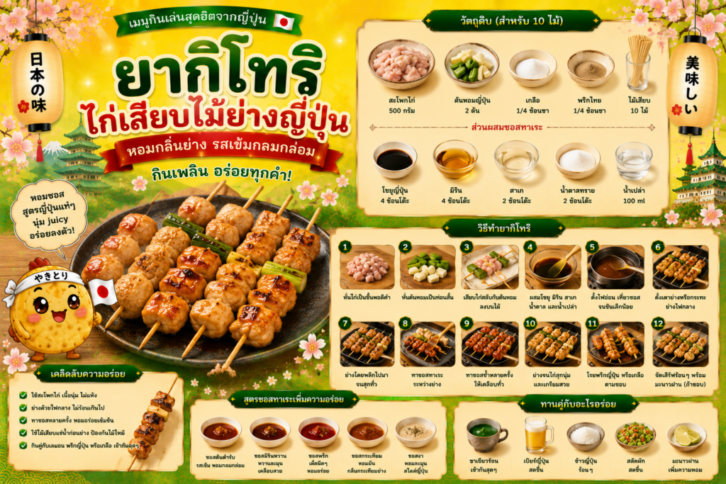 อาหารว่างญี่ปุ่นยอดนิยม