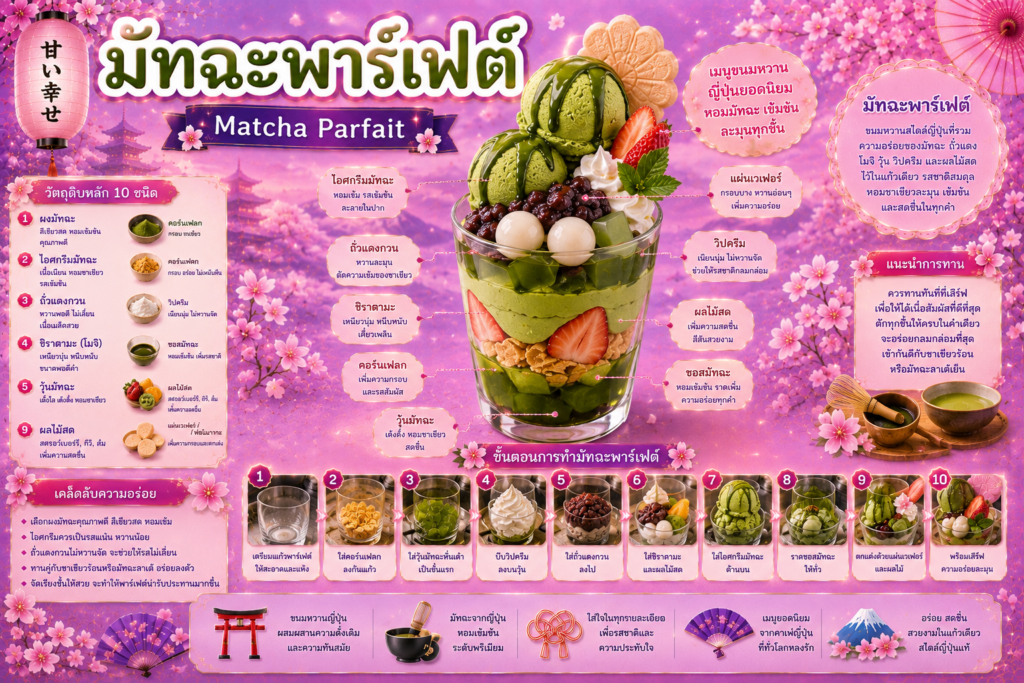 ขนมหวานญี่ปุ่นยอดนิยม