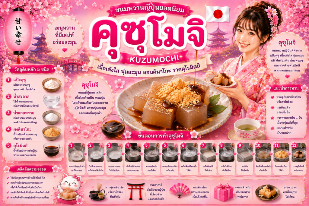 ขนมหวานญี่ปุ่นยอดนิยม