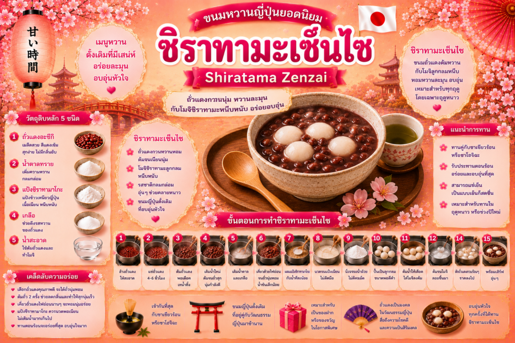 ขนมหวานญี่ปุ่นยอดนิยม